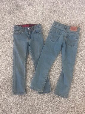 Levi's Light Blue Straight Leg Jeans - Twin Pair